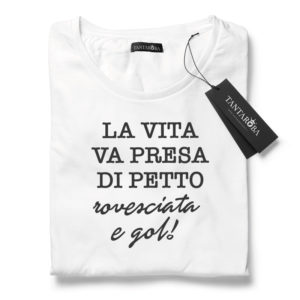 T-Shirt Petto Rovesciata e Gol