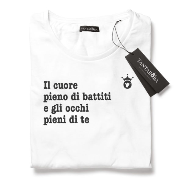 T-Shirt Jovanotti Il cuore pieno di battiti