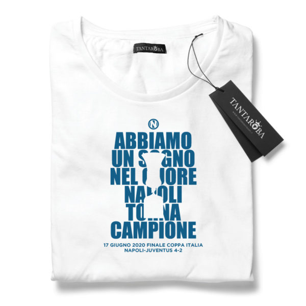 T-Shirt Napoli coppa Italia 2020