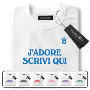 T-Shirt J'ADORE Personalizzata