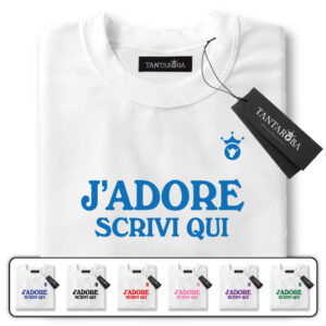 T-Shirt J'ADORE Personalizzata